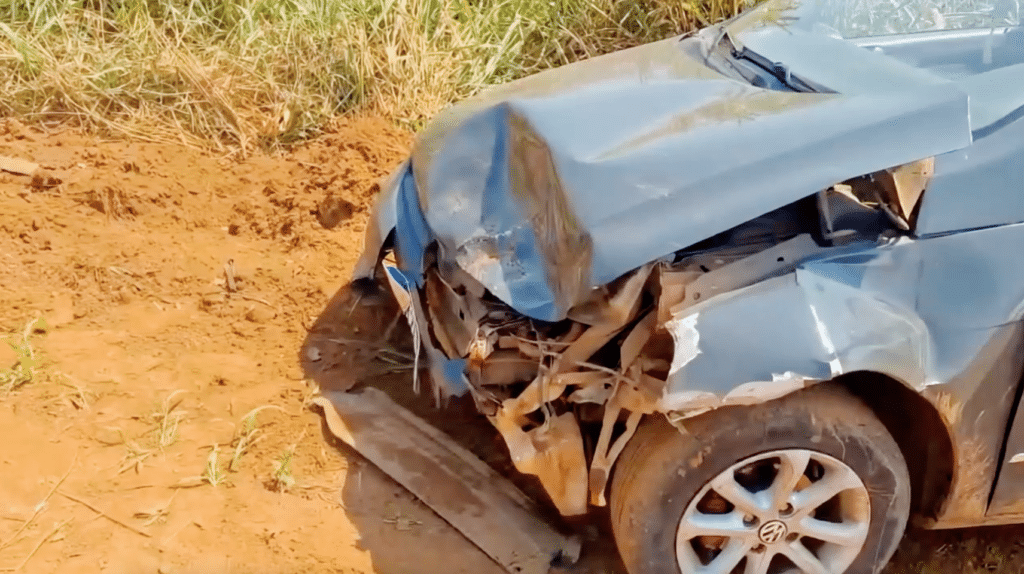 Sinop: homem tem amputação após colisão entre moto e carro em estrada