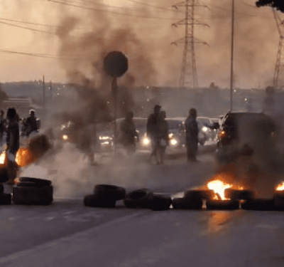 Acidente que matou mulher em Cuiabá gera protesto por mais segurança na via