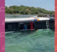 Ônibus que saiu de Sinop cai no Rio Tocantins e