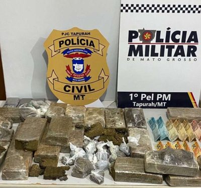 Polícia Militar de Tapurah desarticula ponto de tráfico de drogas